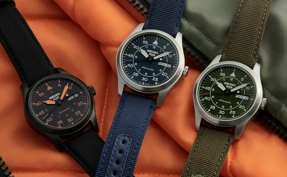 Seiko Stainless Steel Analog Green Dial Men Watch-Srpd63K1, Bandcolor-Silver - Image 2