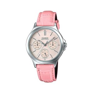 Casio Analog Red Dial Women's Watch