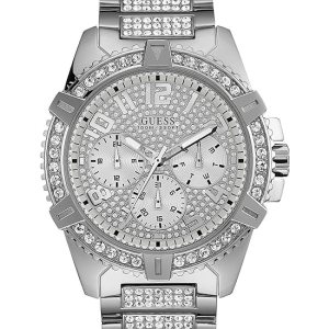 Guess Fashion Analog Silver Dial Men's Watch-W0799G1